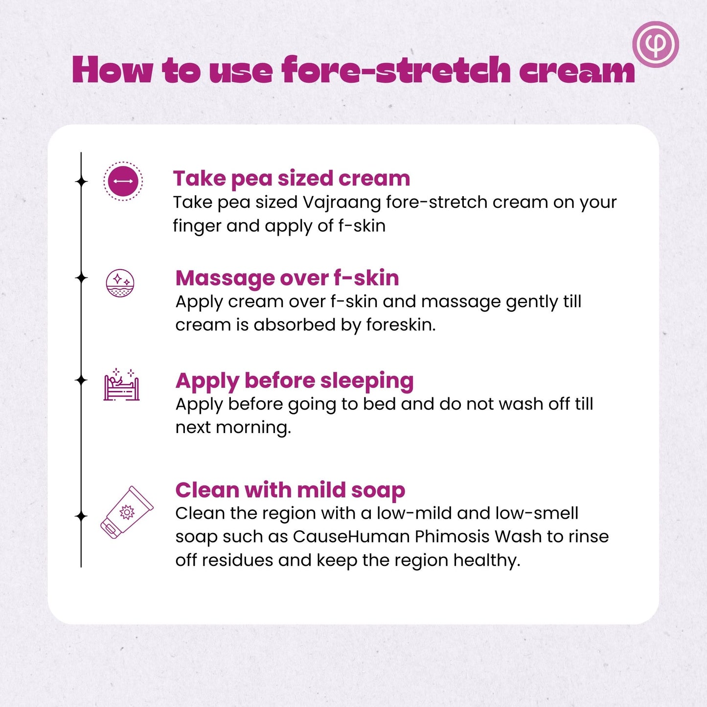 how to use phimosis cream