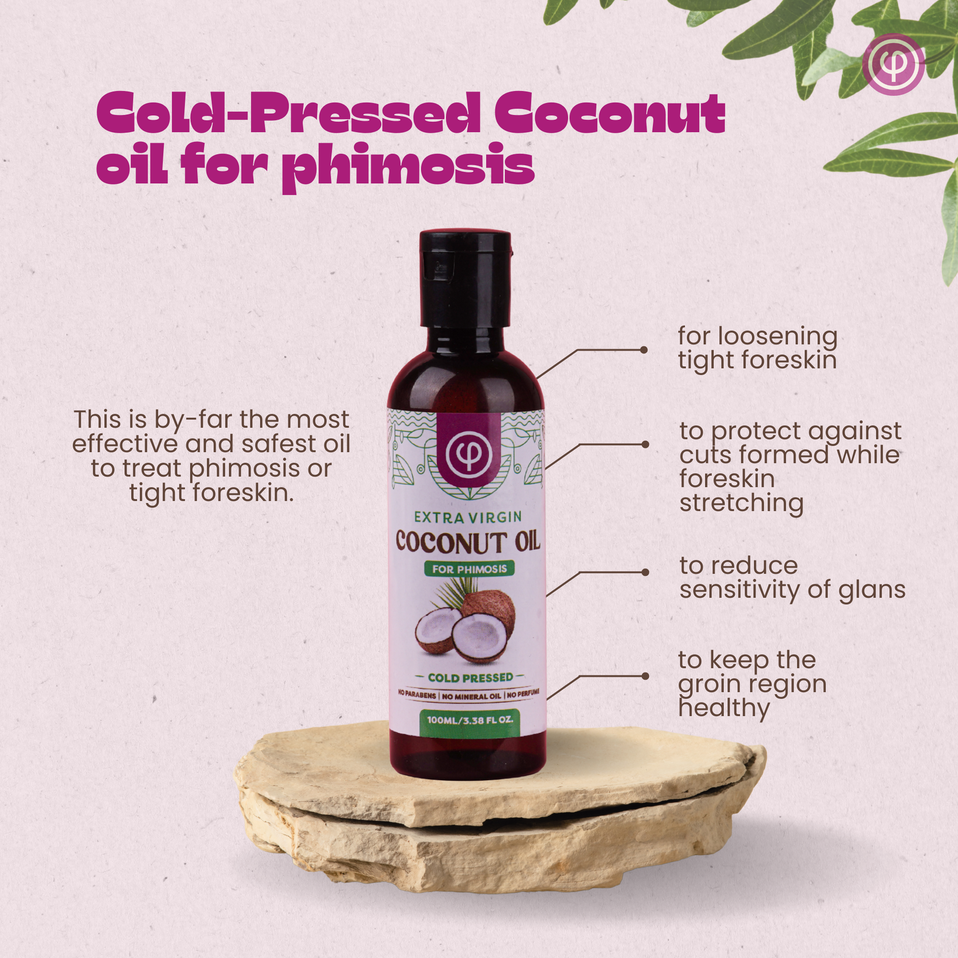 DEtail info on coconut oil cold pressed and extra virgin