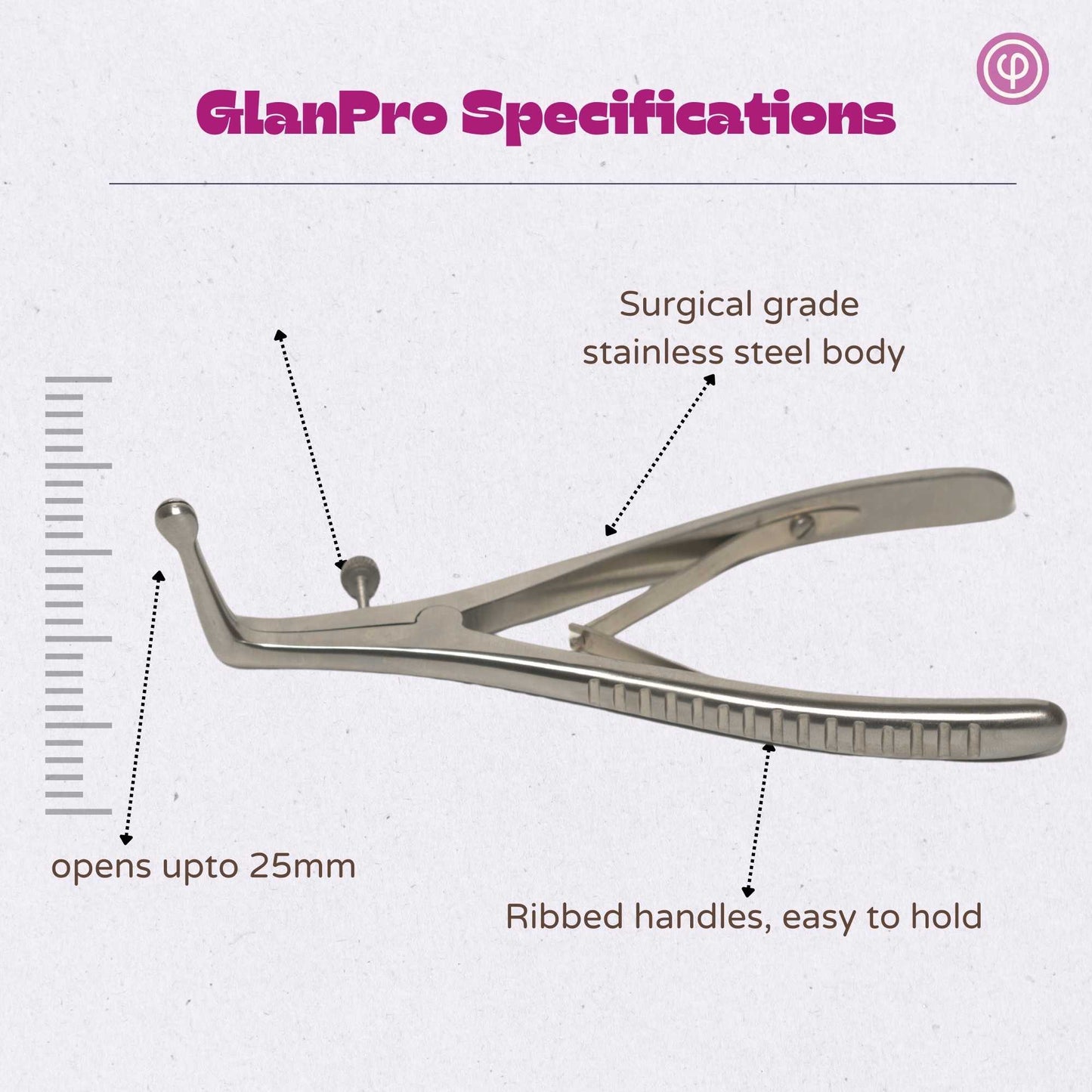 GlanPro - Stretching tool for phimosis - With Phimosis cream & Pouch